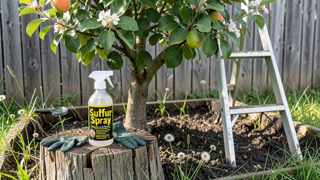 Sulphur Spray for Fruit Trees: Fungus-Fighting Shield for Healthy Harvests