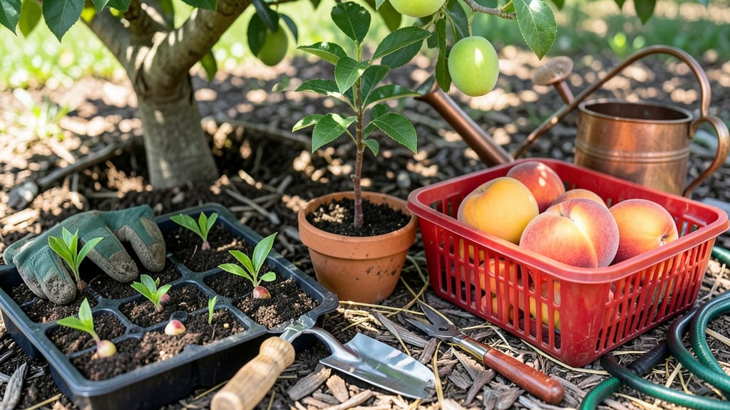 Peach Tree From Seed To Fruit: Year-Long Journey From Sprout to Sweet Harvest