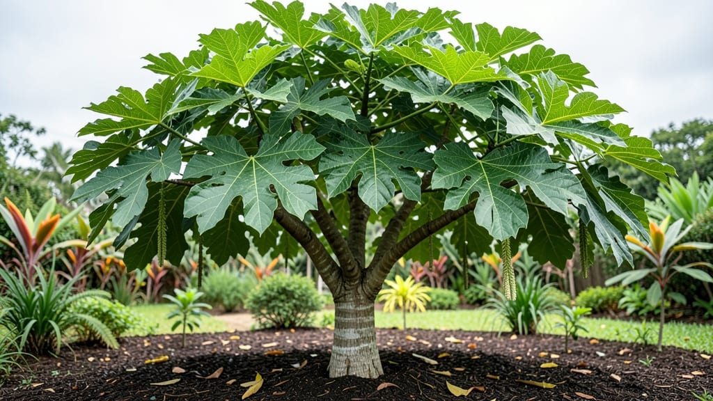Cecropia Fruit Tree: Year-Round Pruning for Heavy Canopy Growth