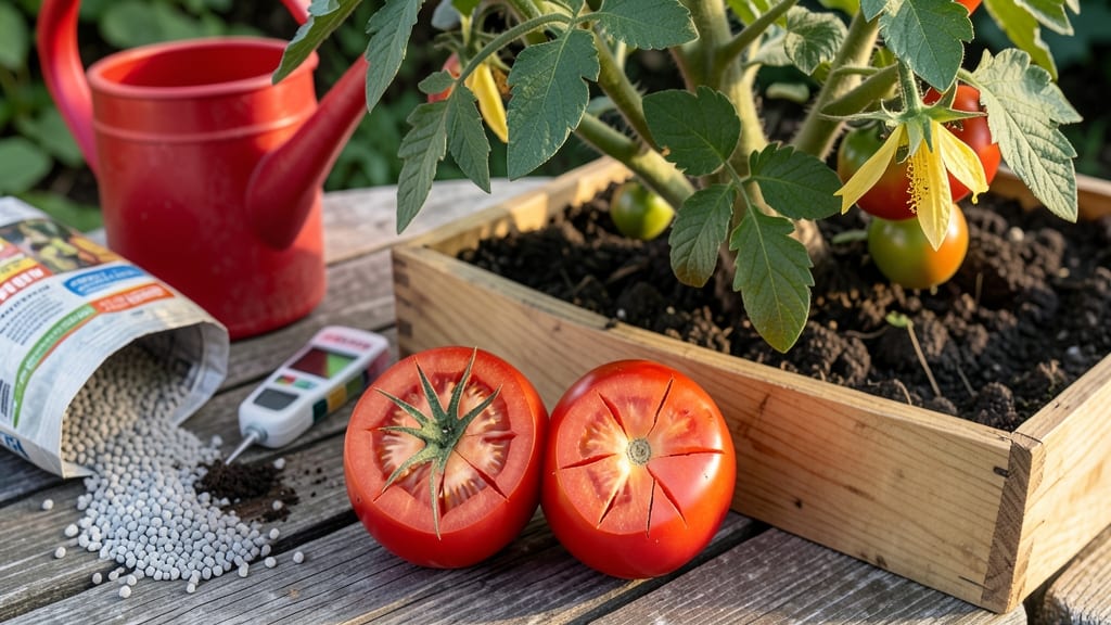 Tomato Fruit Cracking Is Due to Deficiency Of: Calcium Deficiency Fix for Perfect Harvests