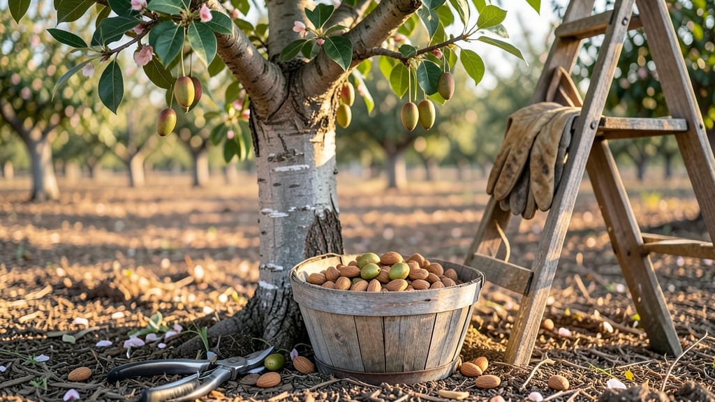 How to Identify Ripe Almond Fruit: Shell Hardness and Nut Development Test