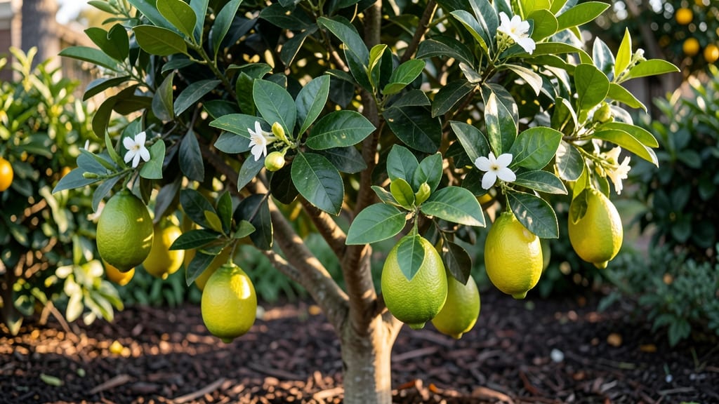 Giant Lime Fruit: Year-Round Citrus Harvest in Containers